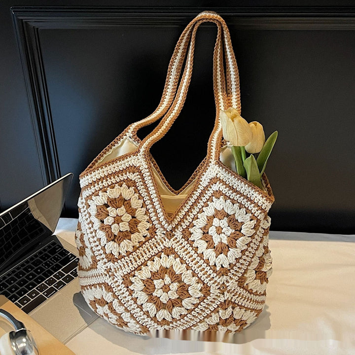 Vernier ™ | Sac cabas tissé chic