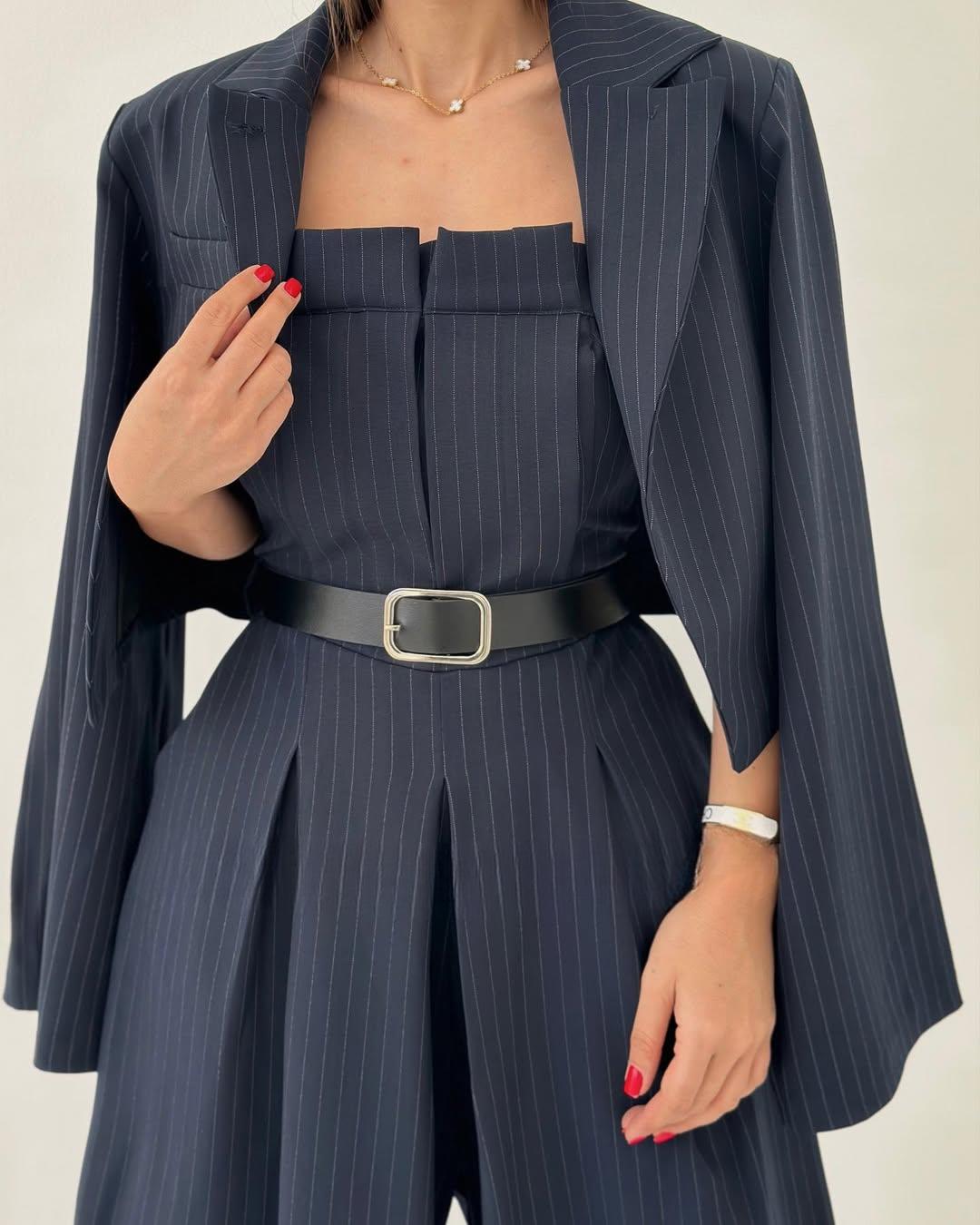 Vernier™ - Ensemble Femme Bustier + Veste – Style Élégant & Tendance