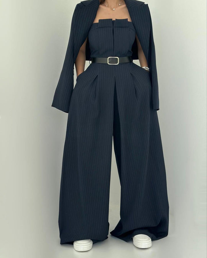 Vernier™ - Ensemble Femme Bustier + Veste – Style Élégant & Tendance