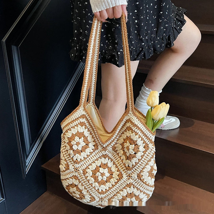 Vernier ™ | Sac cabas tissé chic
