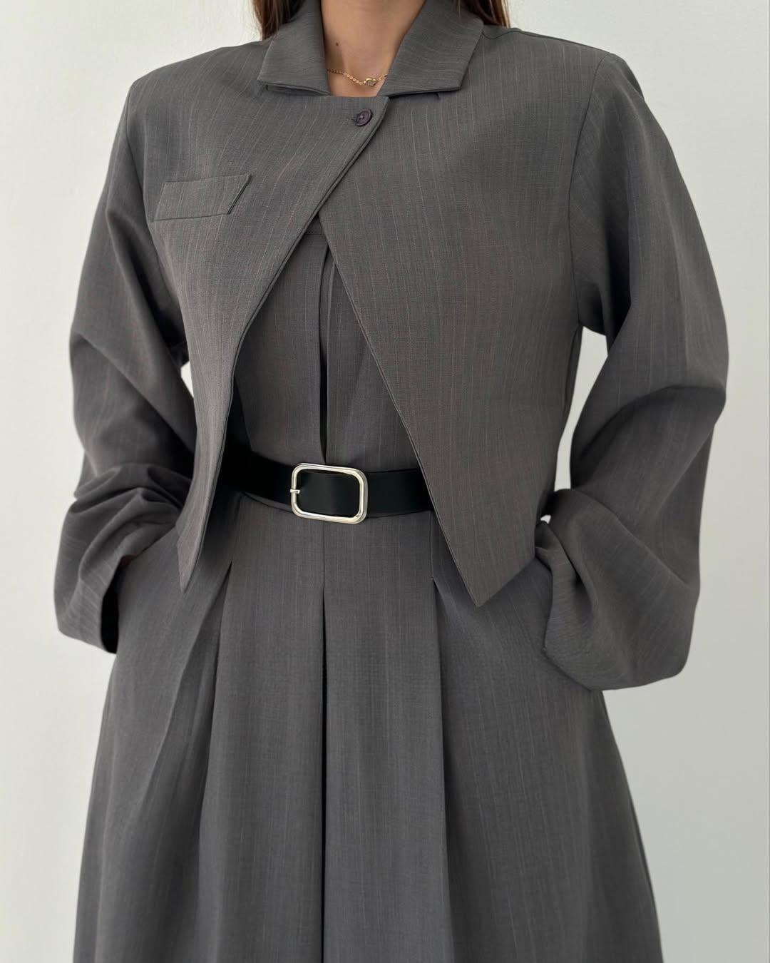 Vernier™ - Ensemble Femme Bustier + Veste – Style Élégant & Tendance
