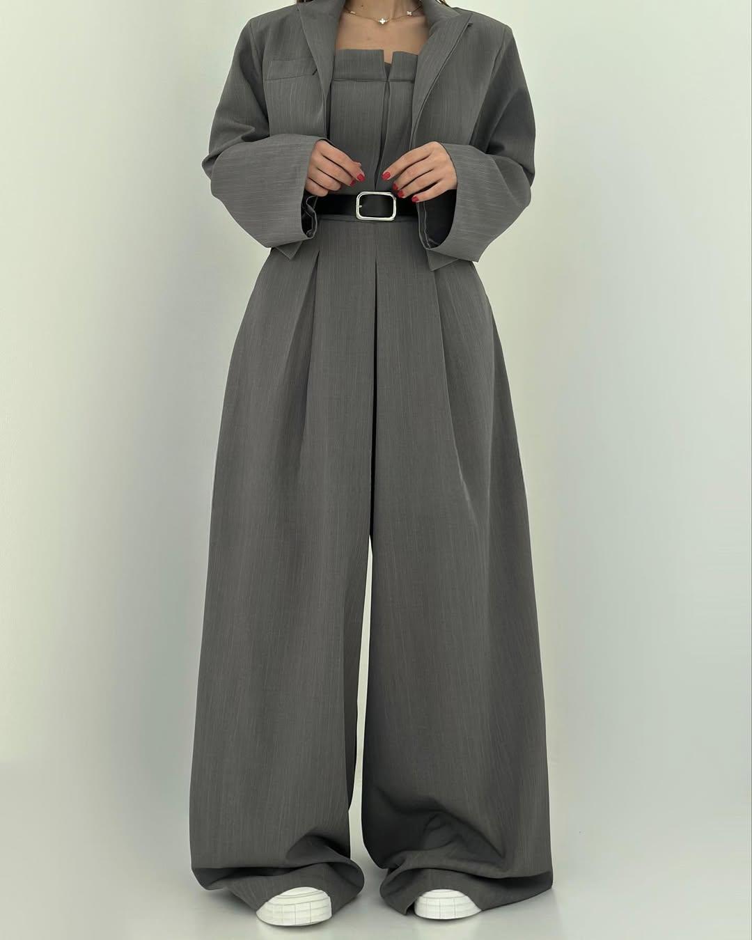 Vernier™ - Ensemble Femme Bustier + Veste – Style Élégant & Tendance