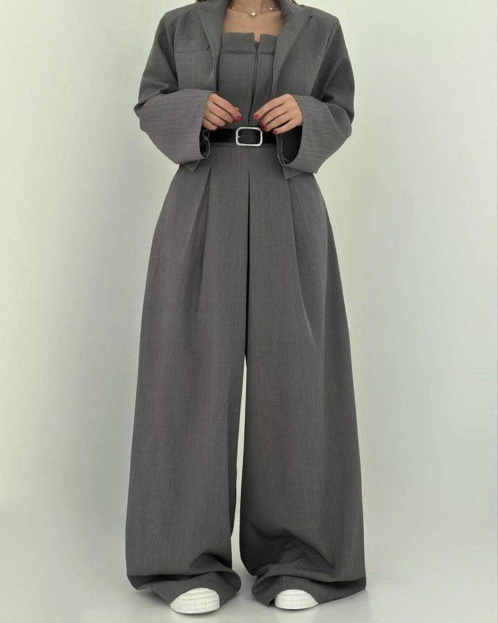 Vernier™ - Ensemble Femme Bustier + Veste – Style Élégant & Tendance