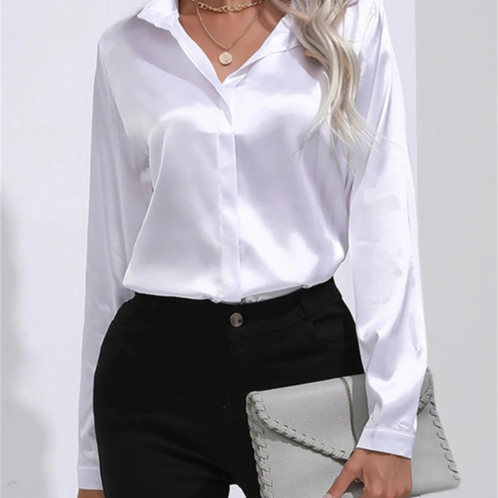 Vernier ™ | Chemise fluide effet satiné