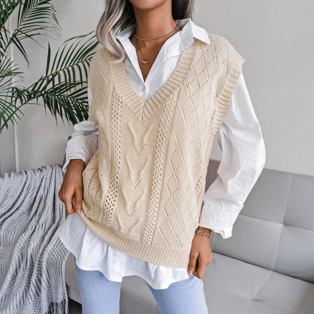 Vernier ™ | Gilet torsadé décontracté et confortable