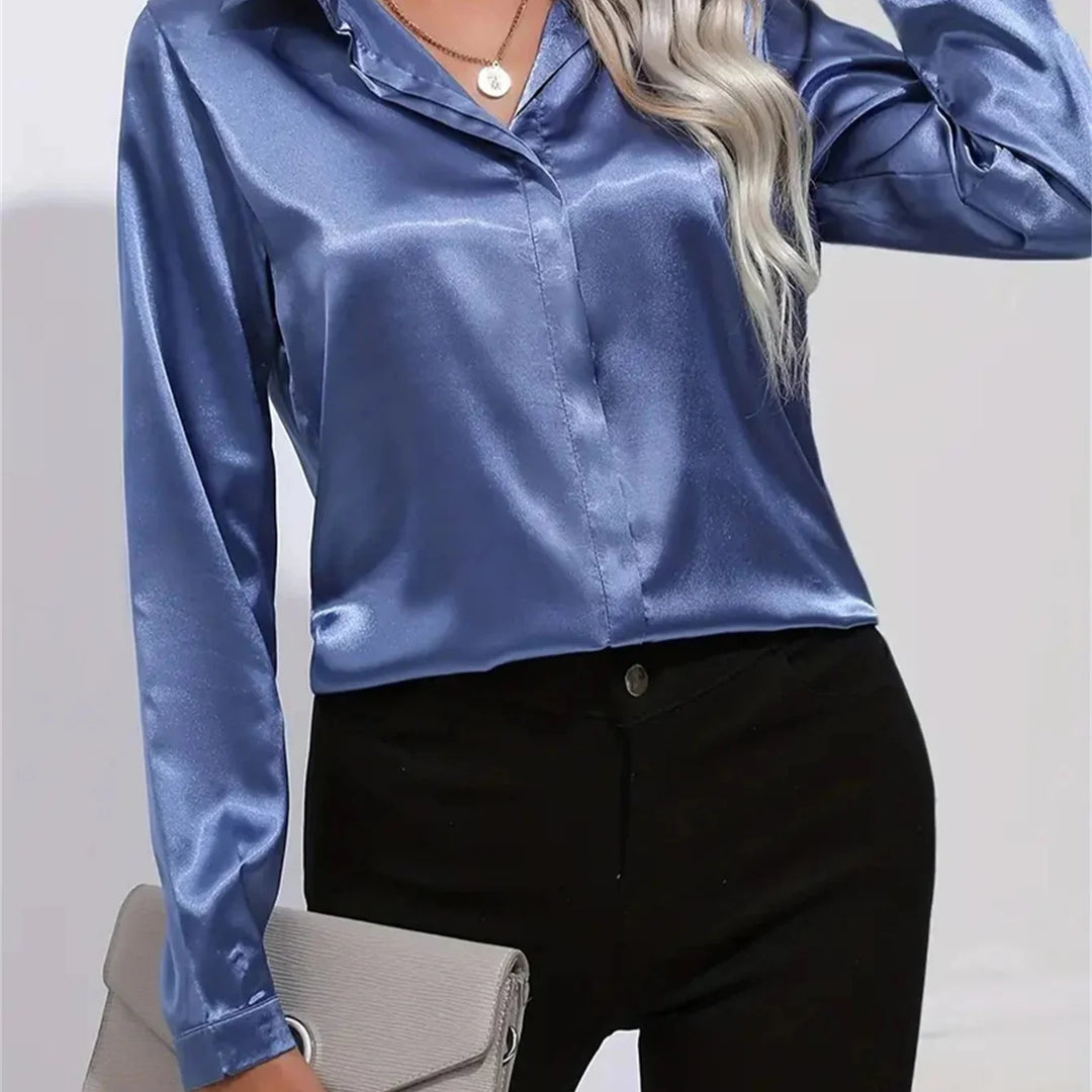 Vernier ™ | Chemise fluide effet satiné