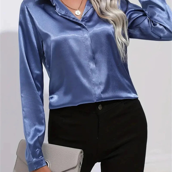Vernier ™ | Chemise fluide effet satiné