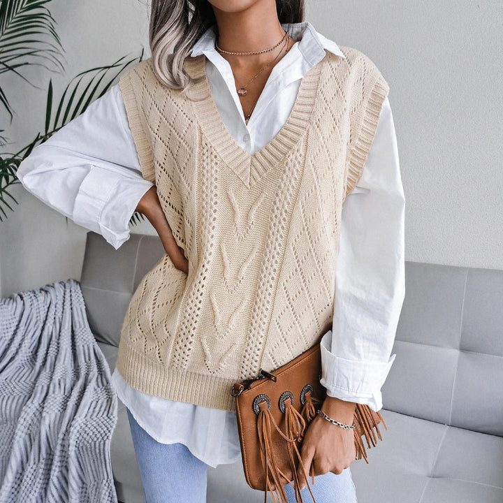Vernier ™ | Gilet torsadé décontracté et confortable