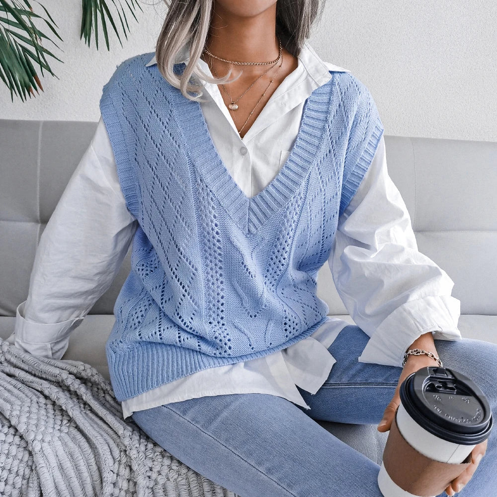Vernier ™ | Gilet torsadé décontracté et confortable