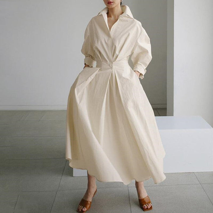 Vernier ™ | Robe chemise fluide et raffinée