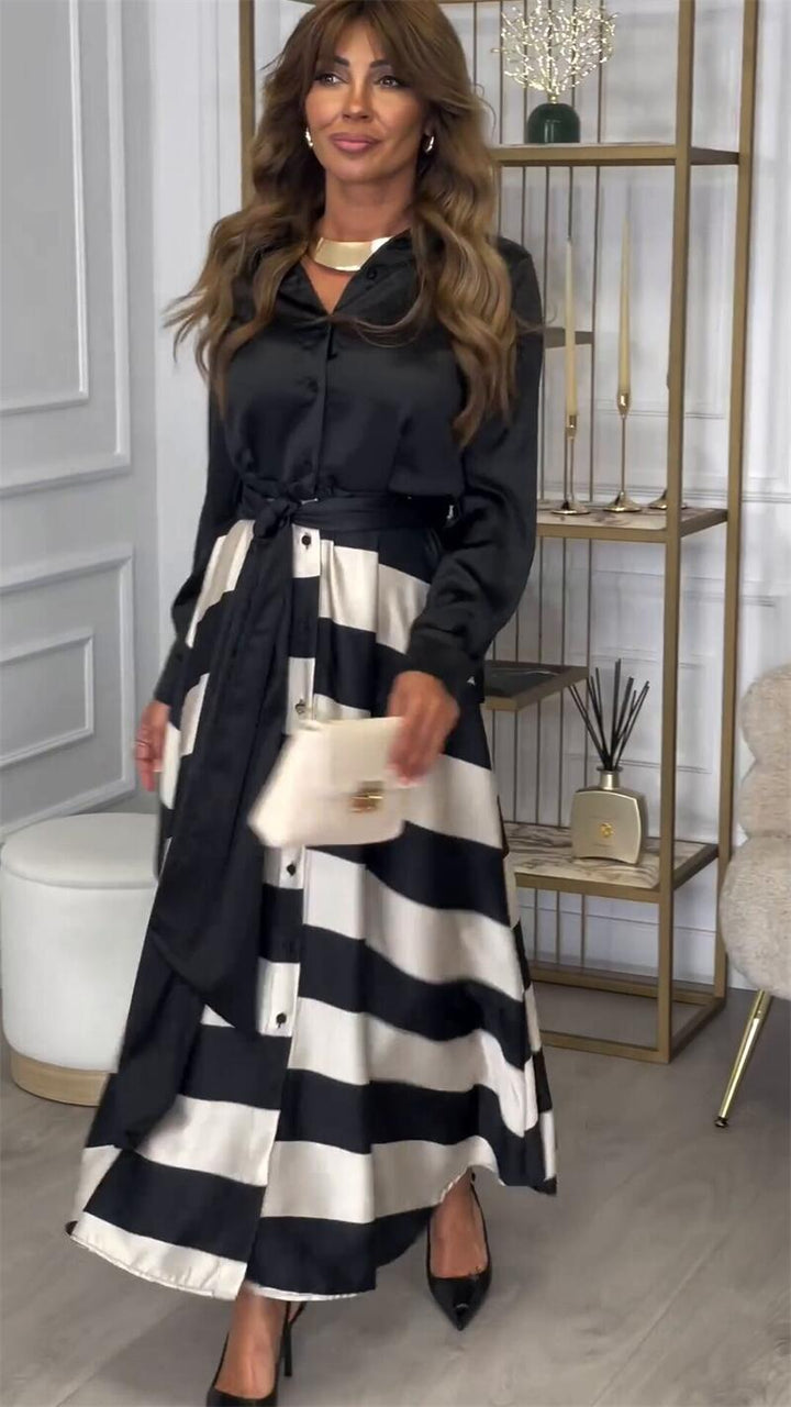 Vernier ™ | Robe rayée confortable et élégante