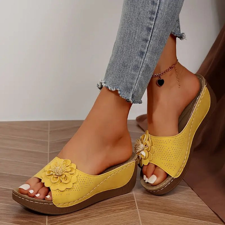 Vernier ™ | Sandales confortables fleuries et légères