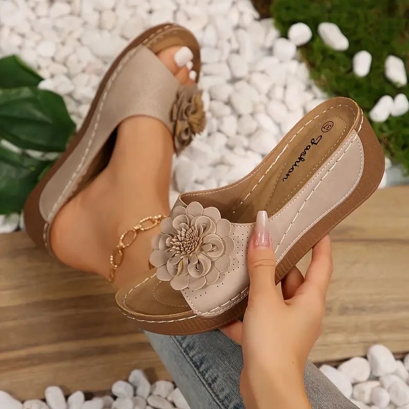 Vernier ™ | Sandales confortables fleuries et légères