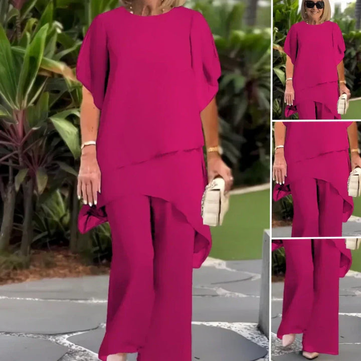 Vernier ™ | Ensemble élégant à jambe large