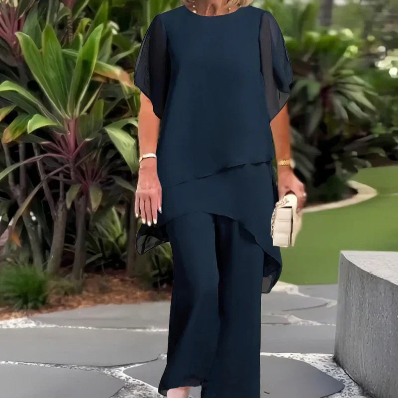 Vernier ™ | Ensemble élégant à jambe large