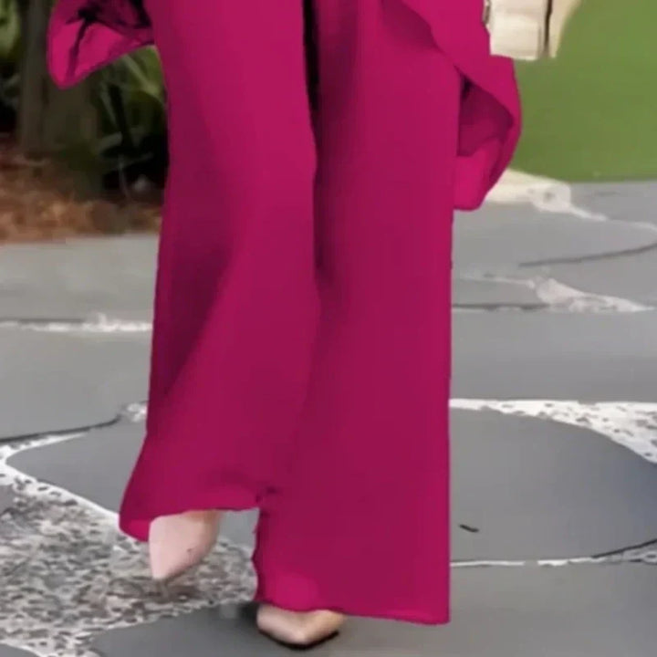 Vernier ™ | Ensemble élégant à jambe large