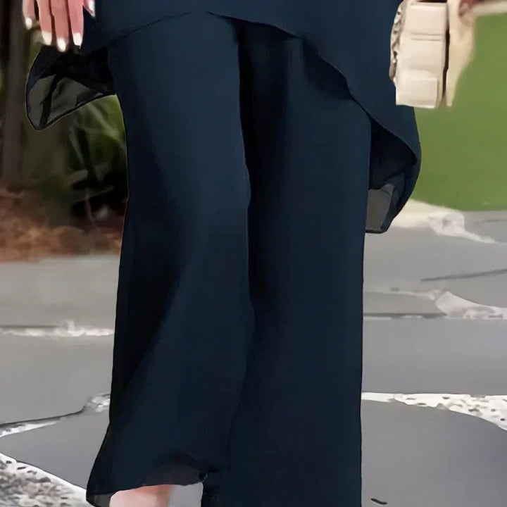Vernier ™ | Ensemble élégant à jambe large