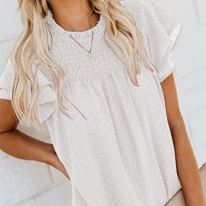 Vernier ™ | Top ample à pois chic