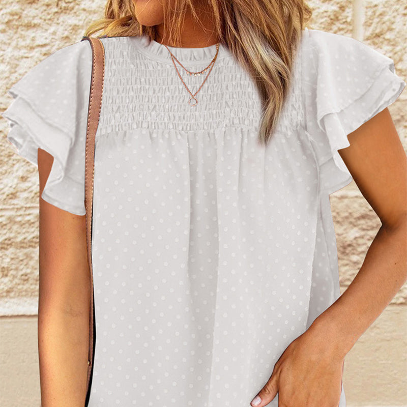 Vernier ™ | Top ample à pois chic