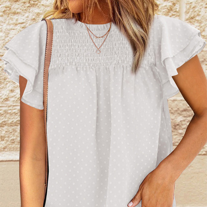 Vernier ™ | Top ample à pois chic
