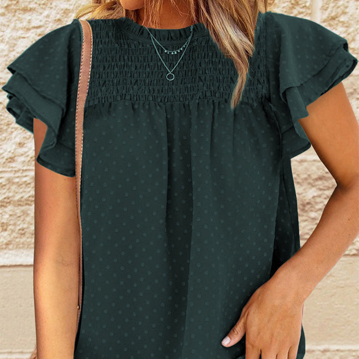 Vernier ™ | Top ample à pois chic