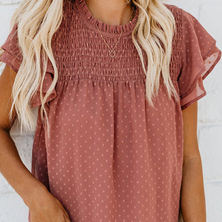 Vernier ™ | Top ample à pois chic