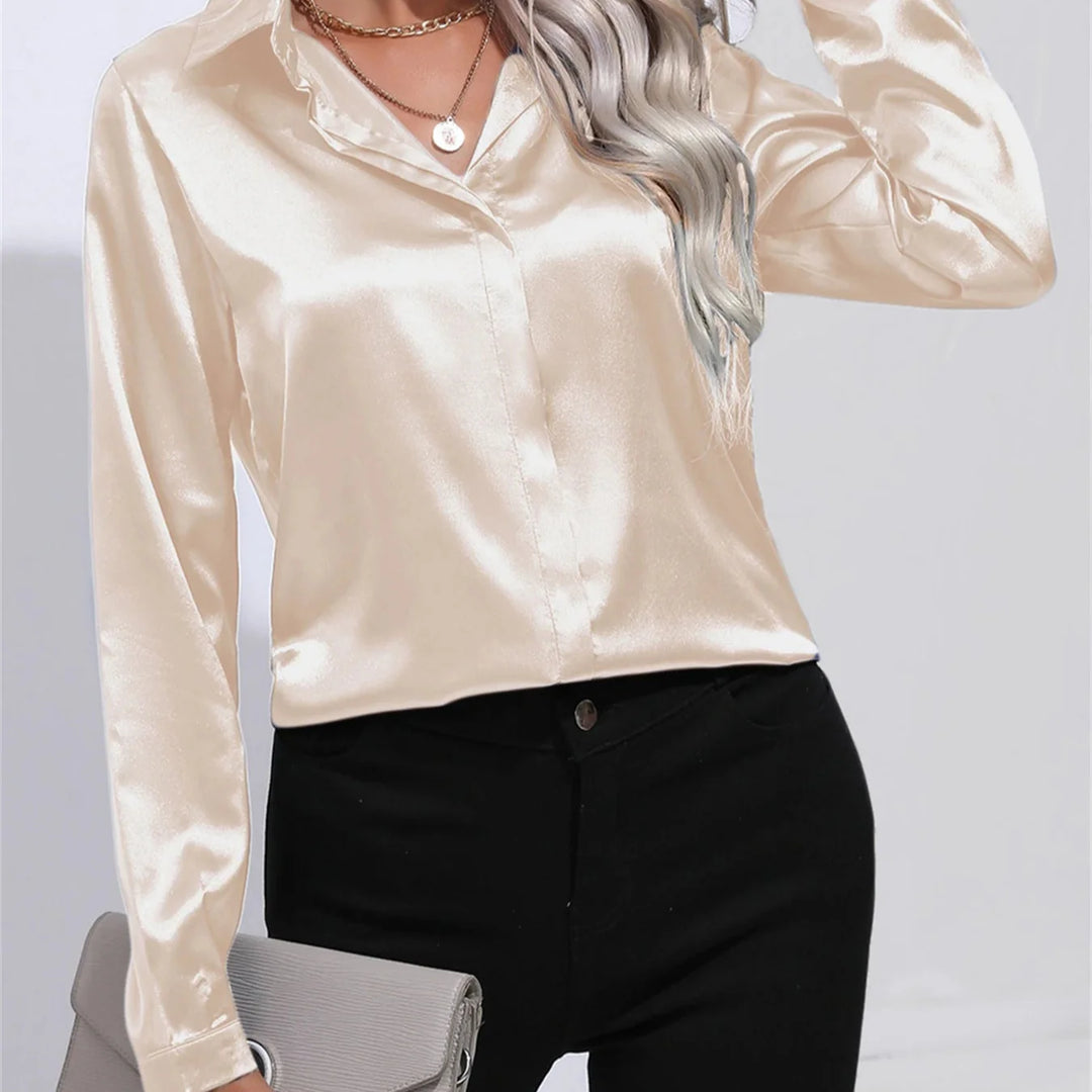 Vernier ™ | Chemise fluide effet satiné