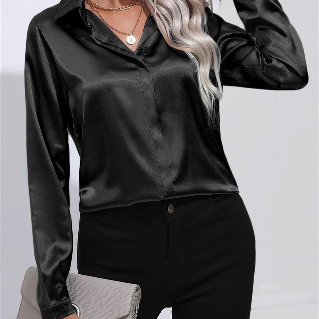 Vernier ™ | Chemise fluide effet satiné