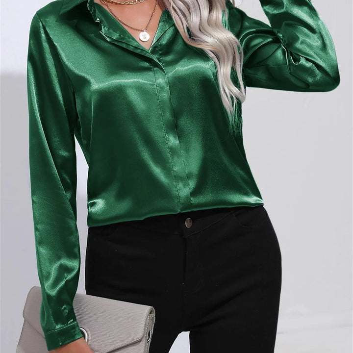 Vernier ™ | Chemise fluide effet satiné