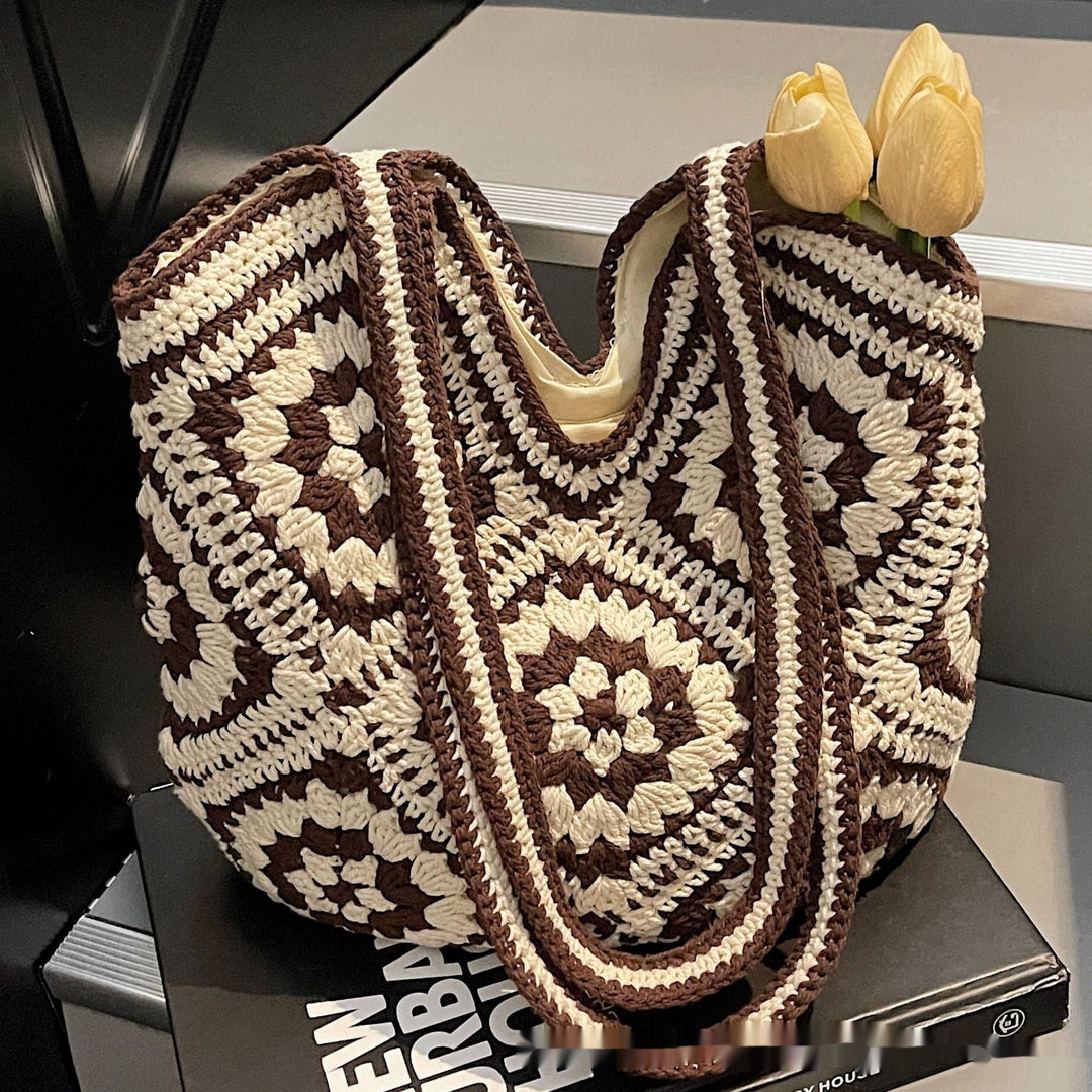 Vernier ™ | Sac cabas tissé chic