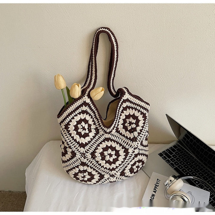 Vernier ™ | Sac cabas tissé chic