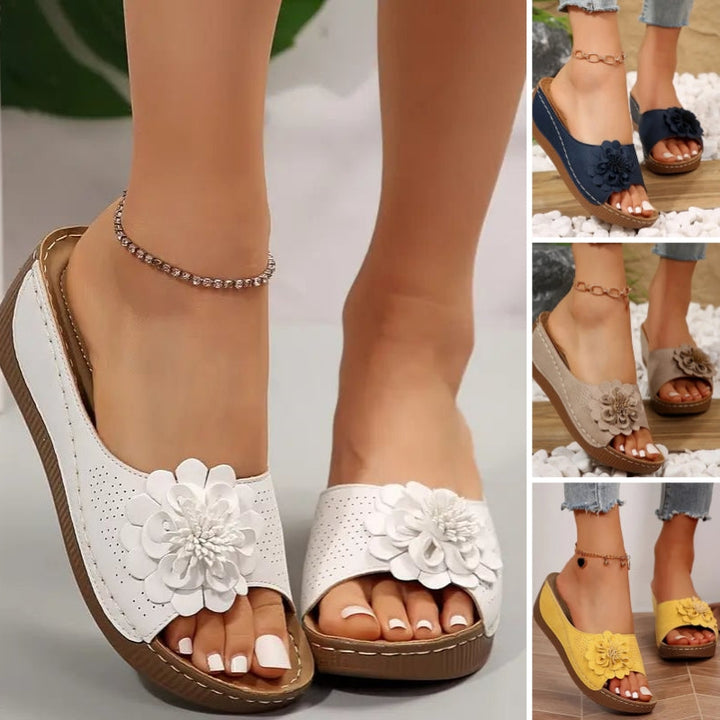 Vernier ™ | Sandales confortables fleuries et légères