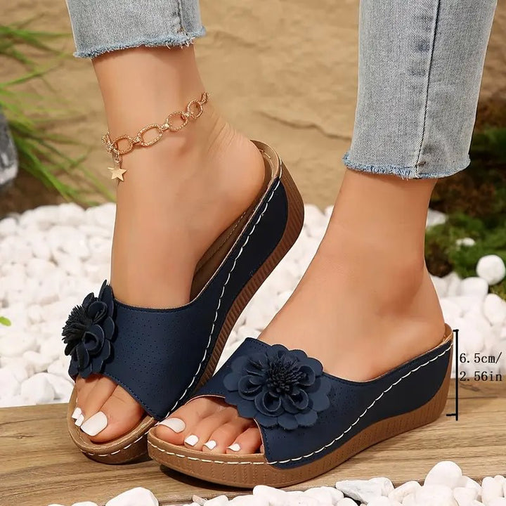 Vernier ™ | Sandales confortables fleuries et légères
