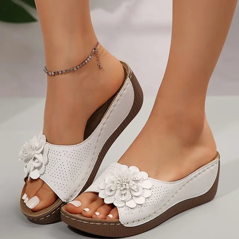 Vernier ™ | Sandales confortables fleuries et légères